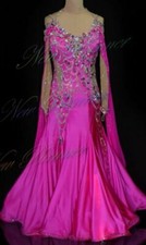 B4348 Women Competition Ballroom tango salsa waltz Formal dance dress US 8
