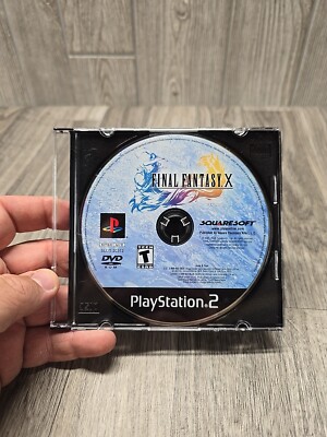 Final Fantasy X PS2 Sony Playstation 2 Disc Authentic Tested Works