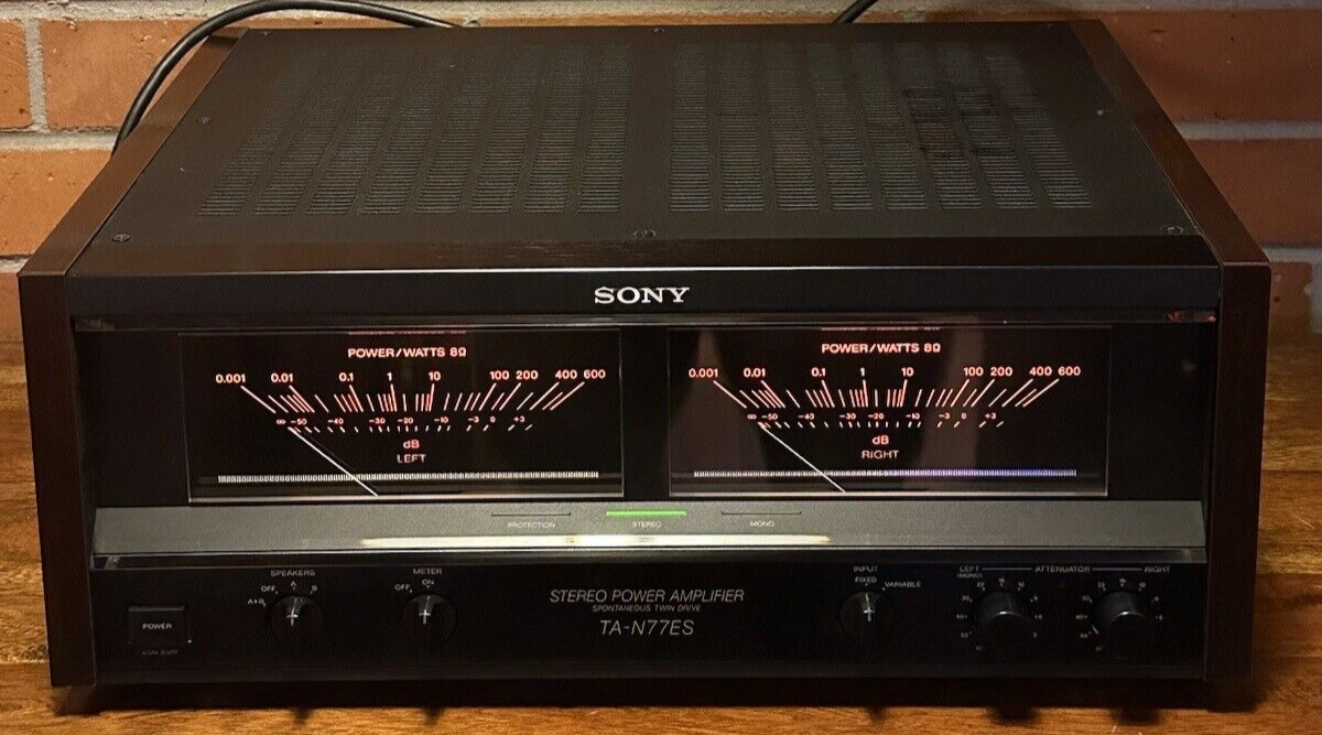 SONY TAN77ES POWER AMPLIFIER TA serviced EXCELLENT LEGEND eBay