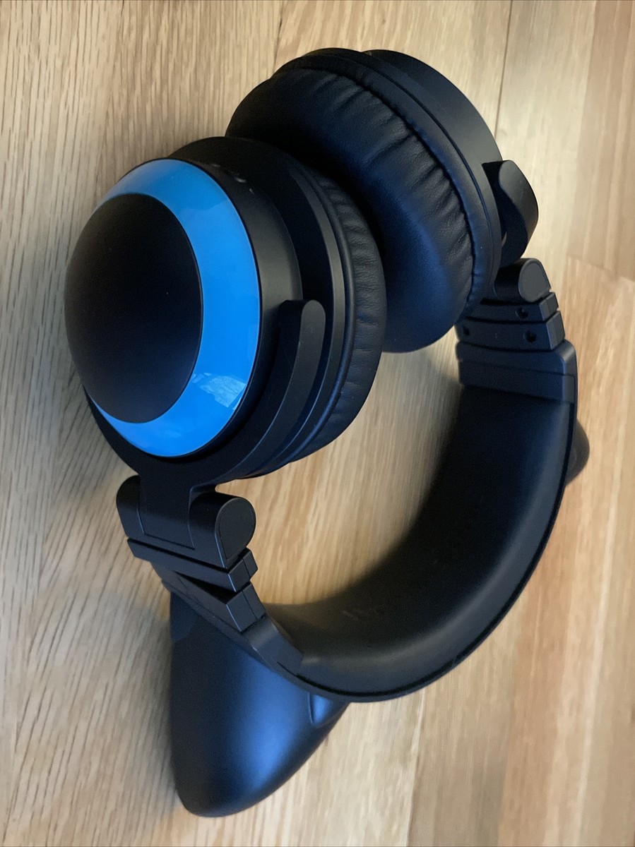 Brookstone Blue Cat Ear Headphones With Speakers Axent Wear