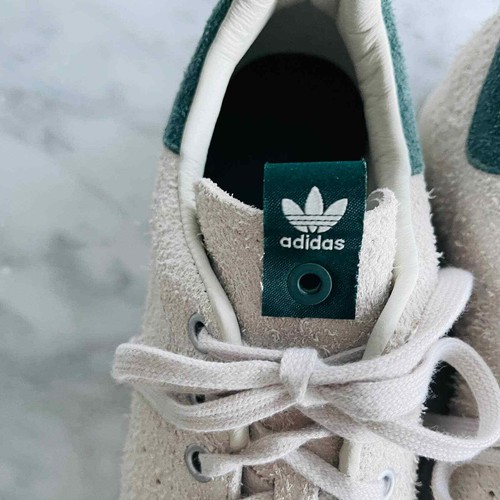 Adidas Stan Smith Juice Rough Suede 8.5 Mens RARE #BA8631 TALC/MINERAL GREEN - Picture 5 of 10