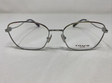 Coach New York HC 5103B 9001 Silver 52-17-140 Full Rim Eyeglasses Frame YQ47