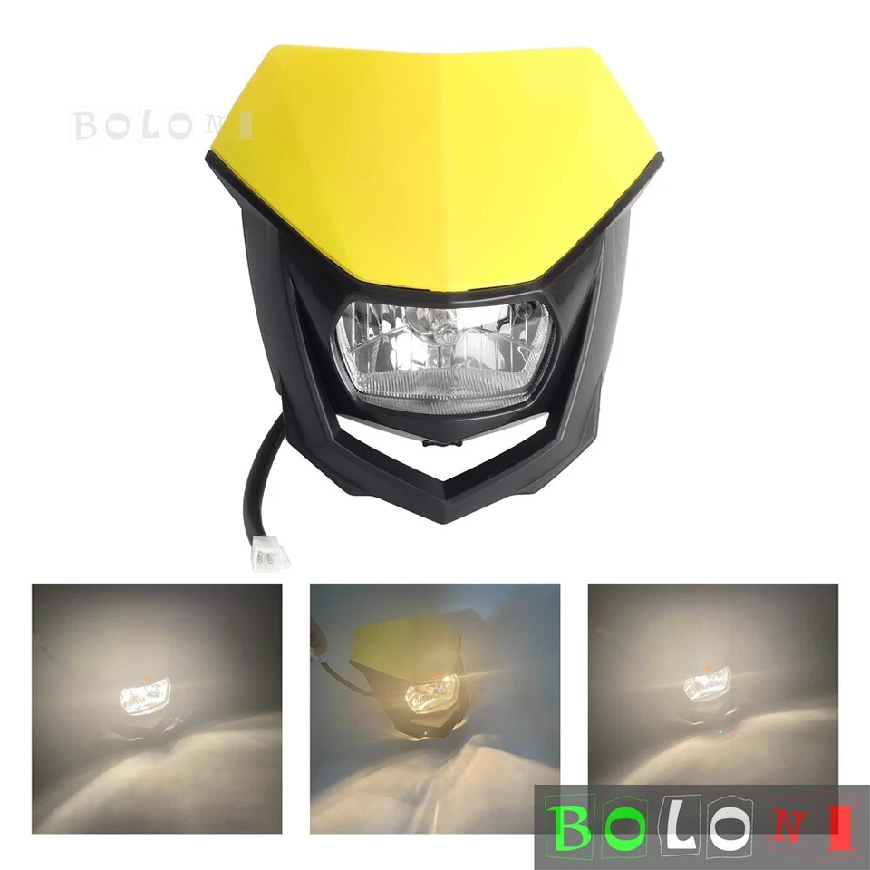 Dirt Bike Headlight For Suzuki RM RMZ DR DRZ 200 RM100 RM125 RM250 RMZ250 RMZ450 - Image 3 of 4