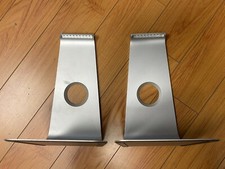 x2 Apple iMac 27" A1312 2009 2010 2011 Aluminum Base Stand
