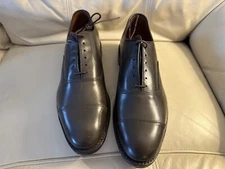 Park Avenue Cap-toe Oxford Shoe Green Leather 9.5 Brand New in Box Allen Edmonds