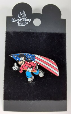 Mickey's Star Spangled Event Map Search Max Hang Gliding Disney Pin Goof Troop