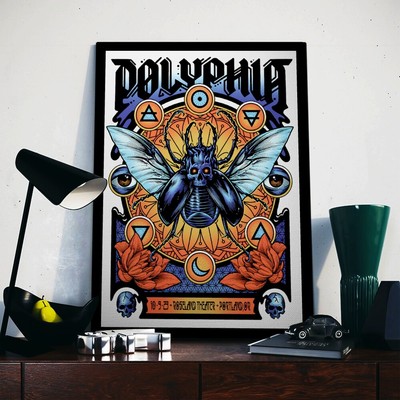 Polyphia October 9, 2023 Roseland Theater Portland, OR Poster