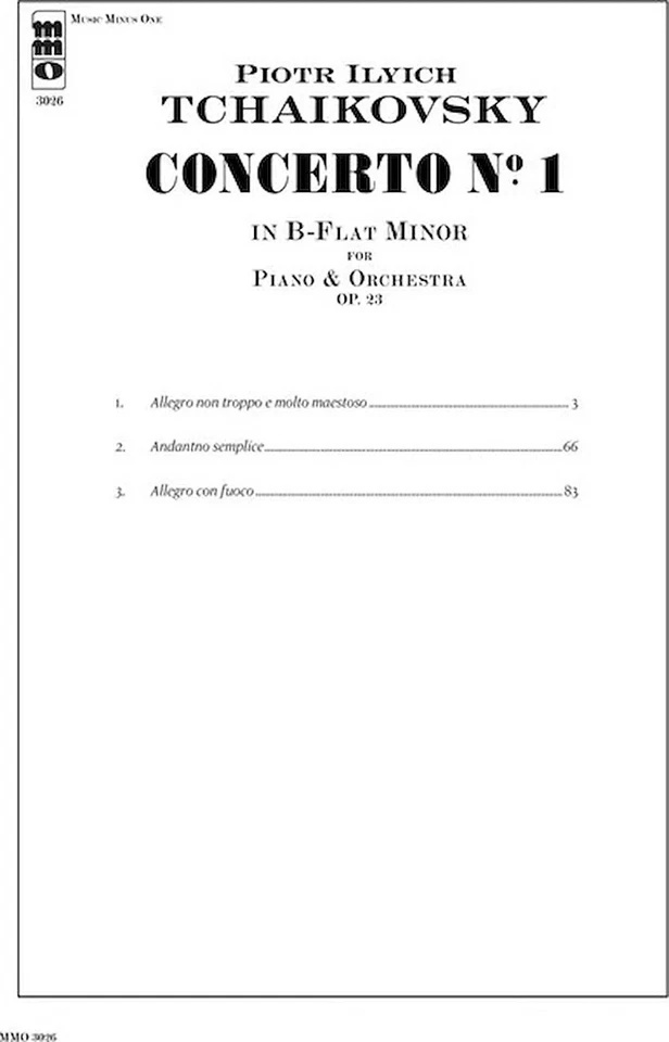 Tchaikovsky - Concerto No. 1 in B-flat Minor, Op. 23 - Image 3 of 4