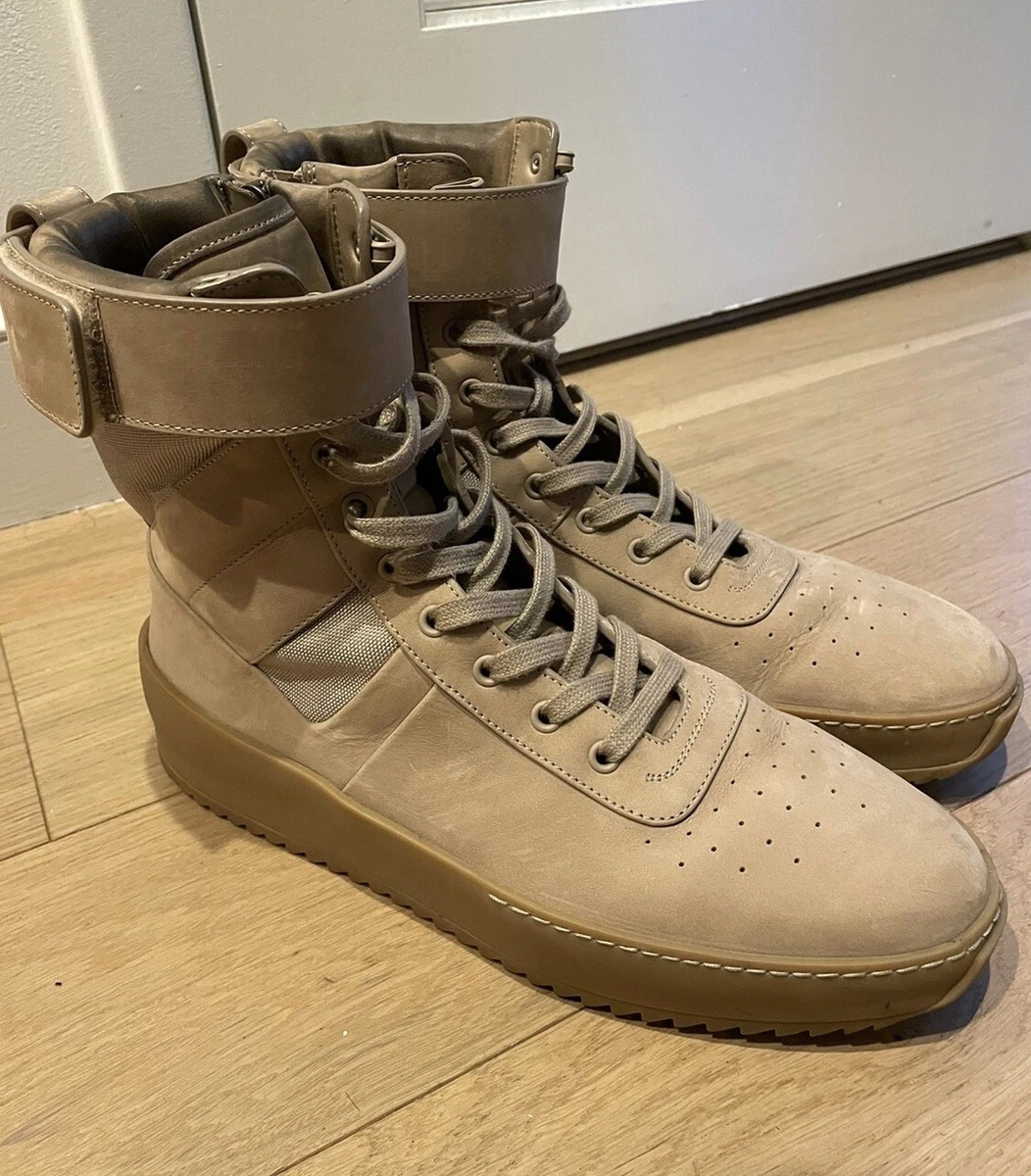 FEAR OF GOD Mainline Beige Military Boots Jerry Lorenzo FOG sz42 / US 9.5