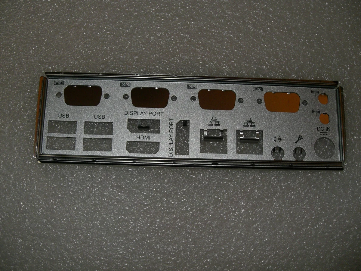 i/o shield plaque arriere en PLA pour ASROCK K8UPGRADE-VM800