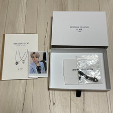 BTS SUGA Guitar Pick Necklace Black Artist Made Collection Official Japan