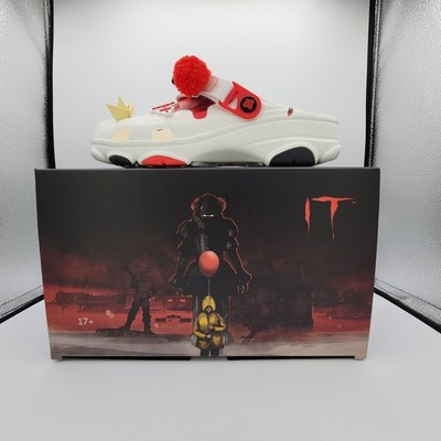Crocs IT Movie All-Terrain Clog Horror Pack Pennywise Mens 9 