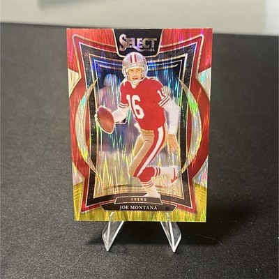 Panini 2024 Select Concourse Joe Montana #70 San Francisco 49ers Flash Refractor