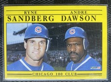 1991 Fleer - Ryne Sandberg, Andre Dawson #713