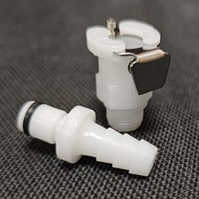 Valve Quick-Disconnect Female to Male 1/8in NPT Thread Penis Nipple Vacuum Pump