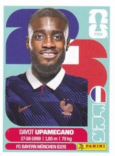 2026 Panini FIFA World Cup Soccer Sticker #FRA-7.  Dayot Upamecano (France)