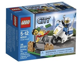 Lego City Crook Pursuit Set 60041 Complete w/ Manual Police Robber Figs No Box