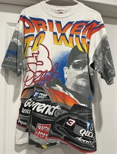 Vintage Dale Earnhardt Size L T Shirt #3 Racing Goodwrench All Over Print *READ*