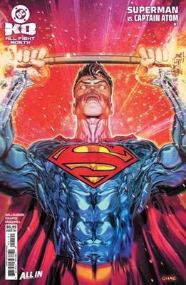 DC K.O. Superman vs Captain Atom #1 (One Shot) Cover B John Giang Card Stock Var