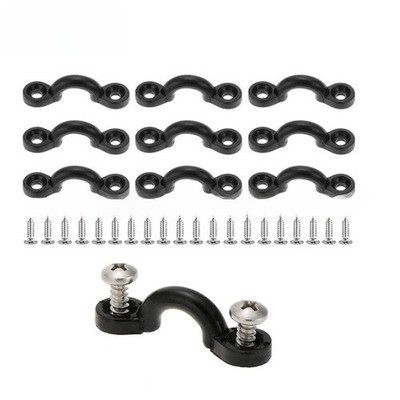 Marine für Kajak Rigging Kit 30 Stck Nylon Bungee Deck Schlaufen und Pad Eye Ha