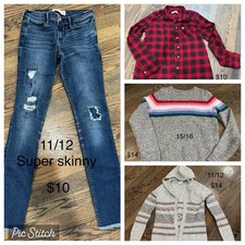 Girls size 11/12, 13/14, 15/16 all Abercrombie Kids, pre owned- You pick items 
