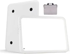 Rechargeable Large Light Board For Tracing 6 Lvl Brightness White w/ Case White