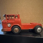 Vintage Marx Pressed Steel Toy Truck – Made in Japan – Red – Parts/Restore
