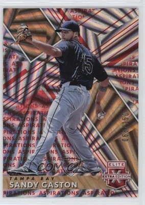 2019 Panini Elite Extra Edition Aspirations Red /150 Sandy Gaston #161 2a9