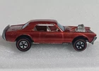 😯 COOL! 1969 Hot Wheels NITTY GRITTY KITTY, Red White Int OG Redline, Good L👀K