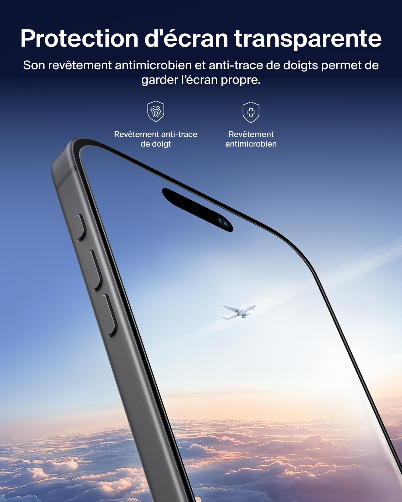 Vitre Protection iPhone Air UltraGlass 2 Ultra Résistante Anti Rayures - 4