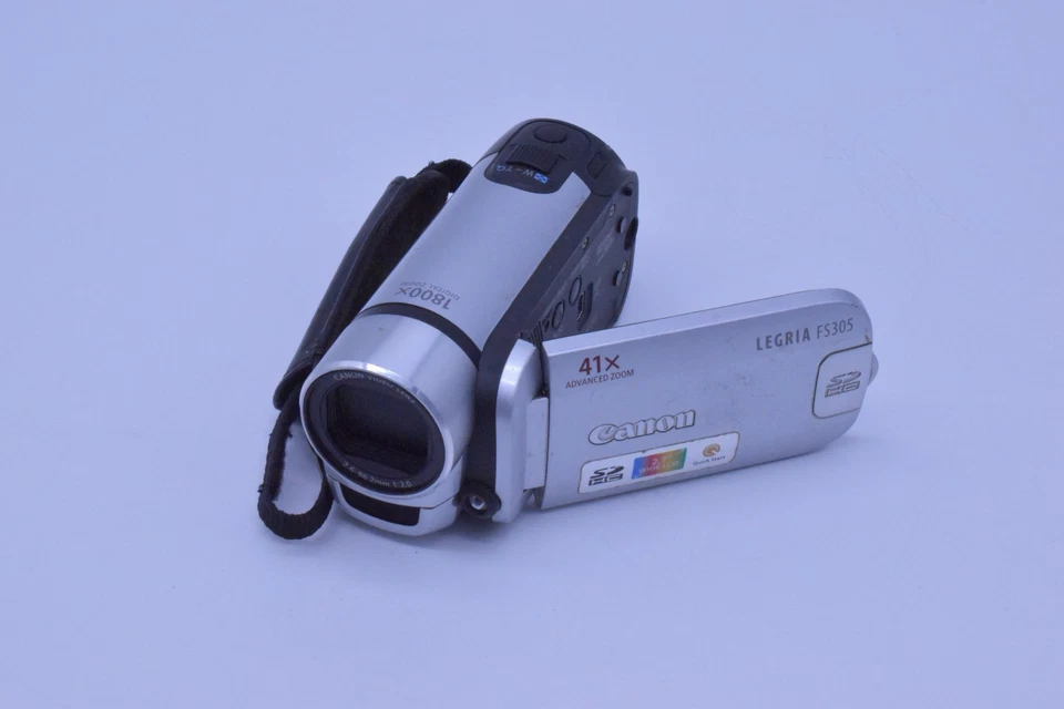 Canon FS305 Legria Camcorder Silber 41x Zoom Kamera Videokamera #E2 - Bild 4 von 4
