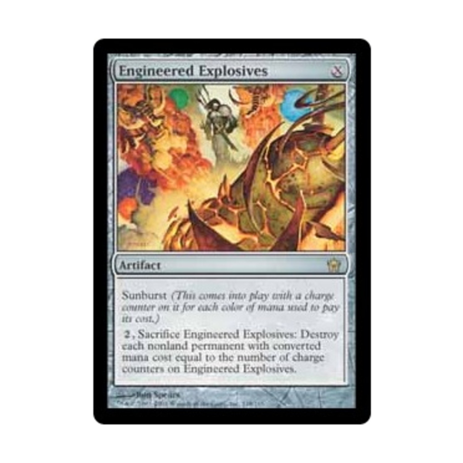 WOTC MtG Fifth Dawn Engineered Explosives (R) NM