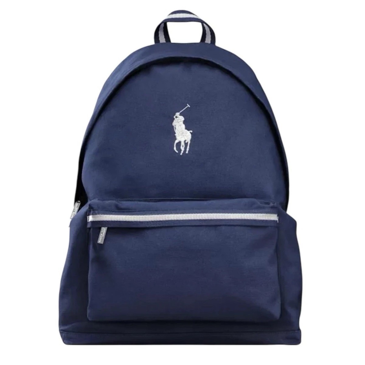 POLO RALPH LAUREN ネイビーリュック　archiveビッグポニー Polo Ralph Lauren Backpack Navy Blue White Signature Pony Logo New