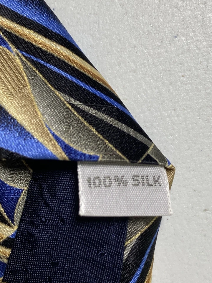 Corbata Pierre Cardin para hombre 100 % seda silenciosa lujo negocios aspecto geométrico clásico Foto 4 de 4