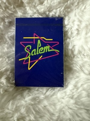 salem cigarettes playing cards Vintage Escape to the Fresh Side mental and spiritual aspects of humanity placed over a circle of oneness NEW Vintage Salem Cigarettes Collectible