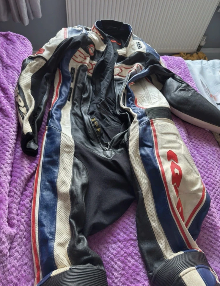 Spidi Race Suit Size 54 Motorcycle Motorbike Leather Suit - Image 3 of 4