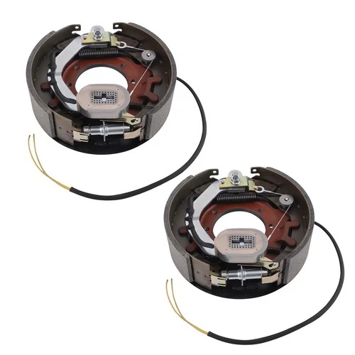 Pair 12-1/4x3-3/8" 10K Electric Backing Plate Trailer Brake for Dexter 10000 lbs