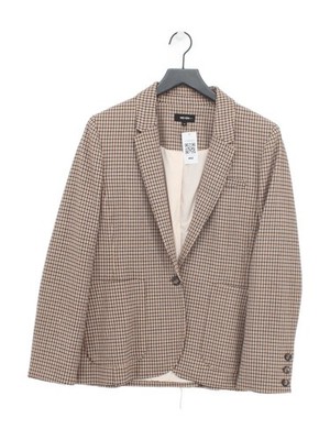 ME+EM Women's Blazer UK 14 Multi Polyester with Viscose, Wool, Elastane Overcoat