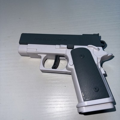 Z22- OPS-M.R.P CAL.45 Gray Water Squirting Toy Gun for Kids Age | eBay