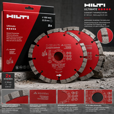 Hilti EQD SPX SL 150 Univ Diamant-Trennscheiben 150 mm 2er Set #2194554
