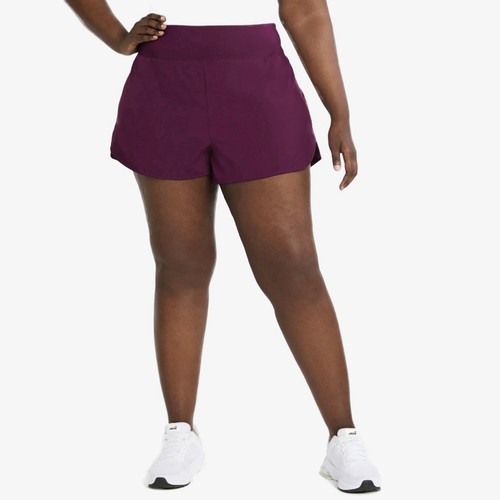 Avia Athletic Shorts Women’s 3XL 22 Purple Compression Waist Running Shorts Gym - Picture 5 of 13