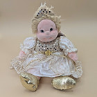 Vintage TY Gear  ANGEL doll For Beanie Kids wearing PRINCESS Dress Retired Tags