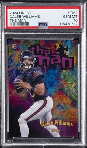 2024 TOPPS FINEST THE MAN #TM2 CALEB WILLIAMS PSA 10