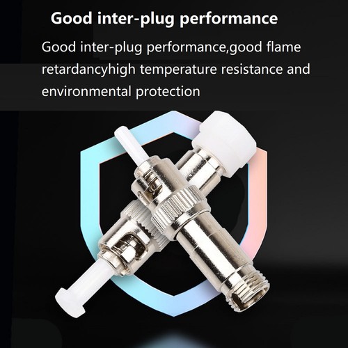 ST Male To FC Female Hybrid Fiber Optic Converter Adapter Single Mode Coupler m - Afbeelding 12 van 14