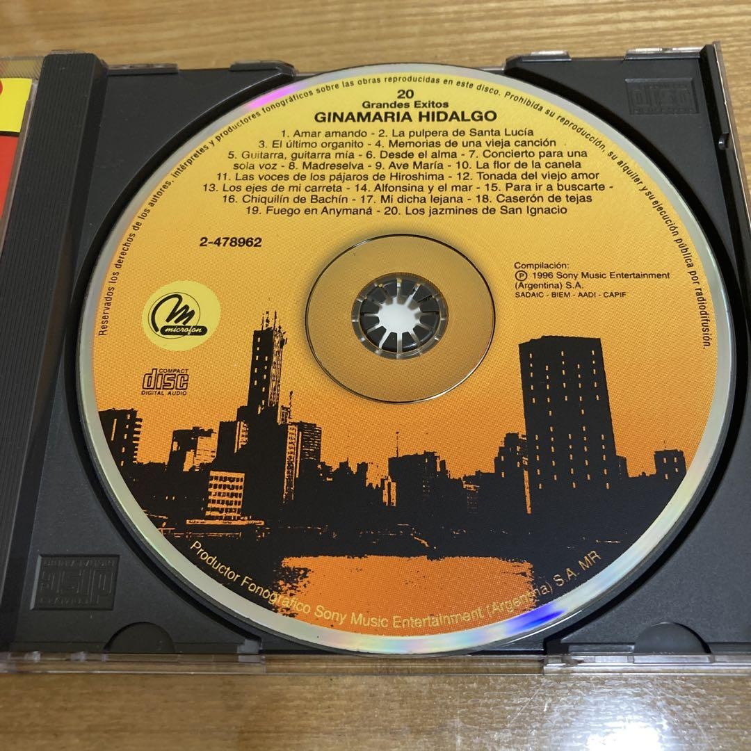 洋楽 Ginamaria Hidalgo GRANDES EXITOS CD Ginamaria Hidalgo Grandes Exitos Cd | eBay