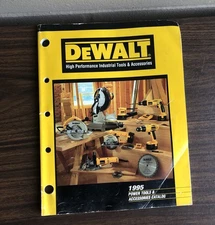 1995 DEWALT POWER TOOLS & ACCESSORIES CATALOG