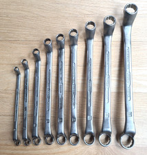 9-pc Hazet #630 Double Box End 12-pt Offset W...