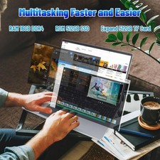 15.6 inch Laptop 16GB RAM 512GB ROM, Intel Celeron PC Windows 11 Computer 2