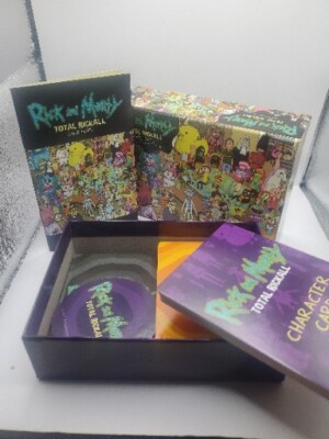 Rick and Morty Total Rickall Cooperative Card Game: Complete, Great Condition