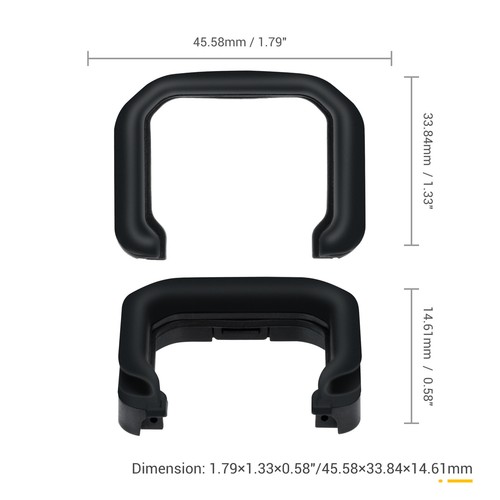 Camera Eyecup For Canon EOS R5 Mark II Eyecup Eyepiece Viewfinder Eyeshade Cover - Picture 7 of 10